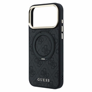 iPhone 18 Pro Guess 4G Ring Stand MagSafe-deksel - svart