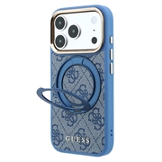 iPhone 18 Pro Guess 4G Ring Stand MagSafe-deksel - blå