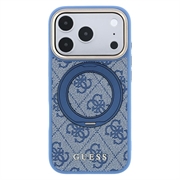 iPhone 18 Pro Guess 4G Ring Stand MagSafe-deksel - blå