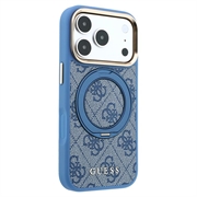 iPhone 18 Pro Guess 4G Ring Stand MagSafe-deksel - blå