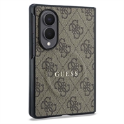 Samsung Galaxy Z Fold8 Guess 4G Script Metal Logo magnetisk-deksel - Brun
