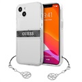 Guess 4G Strap Charm iPhone 13 Mini Hybrid-deksel - Grå / Gjennomsiktig