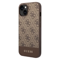 Guess 4G Stripe iPhone 13 Pro Hybrid-deksel - Brun