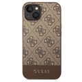 Guess 4G Stripe iPhone 14 Plus Hybrid-deksel - Brun