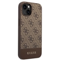 Guess 4G Stripe iPhone 14 Plus Hybrid-deksel - Brun