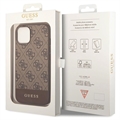 Guess 4G Stripe iPhone 14 Plus Hybrid-deksel - Brun