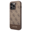 Guess 4G Stripe iPhone 13 Pro Hybrid-deksel - Brun