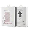 Guess 4G Triangle Logo Smartphone skulderveske med trekantlogo - Rosa