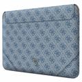 Guess 4G Uptown Triangle Logo Bærbar PC Sleeve - 13-14" - Blå