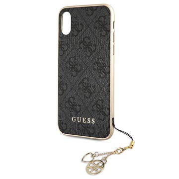 Guess Charms Collection 4G iPhone XR Deksel - Mørkgrå
