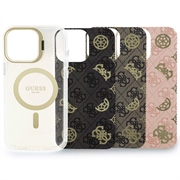 iPhone 16 Pro Max Guess Elektroplatet Stativkameraramme MagSafe-deksel med Utskiftbare Bakgrunner