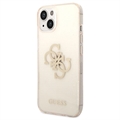 Guess Glitter 4G Big Logo iPhone 13 Pro Hybrid-deksel - Gull