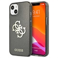 Guess Glitter 4G Big Logo iPhone 13 Mini Hybrid-deksel - Svart