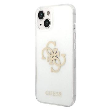 Guess Glitter 4G Big Logo iPhone 14 Plus Hybrid-deksel