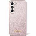 Samsung Galaxy S24 Guess Glitter Flakes Metal Logo Hybrid-deksel