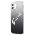 Guess Glitter Gradient Script iPhone 12 Mini Deksel