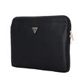 Guess Grained Triangle Logo Laptop-veske - 14" - Svart