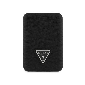 Guess Grained Triangle Logo MagSafe-kompatibel powerbank 5000mAh - svart