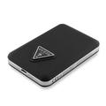Guess Grained Triangle Logo MagSafe-kompatibel powerbank 5000mAh - svart