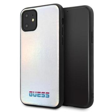 iPhone 11 Pro Max Guess Iridescent Collection Deksel - Sølv