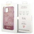 Guess Jungle Collection iPhone 14 Hybrid-deksel - Rosa