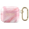 Guess Marble Collection AirPods 3 TPU-deksel - Rosa