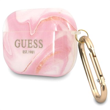 Guess Marble Collection AirPods Pro TPU-deksel - Rosa