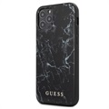 Guess Marble Collection iPhone 12 Pro Max Hybrid-deksel - Svart