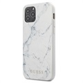 Guess Marble Collection iPhone 12 Pro Max Hybrid-deksel - Hvit