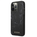 Guess Marble Collection iPhone 13 Pro Max Hybrid-deksel - Svart