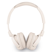 Guess Metall Logo Script Bluetooth 5.3 On-Ear hodetelefoner - Beige