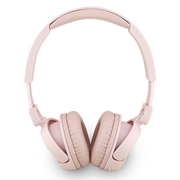 Guess Metal Logo Script Bluetooth 5.3 On-Ear hodetelefoner - Rosa