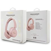 Guess Metal Logo Script Bluetooth 5.3 On-Ear hodetelefoner - Rosa
