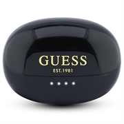 Guess trådløse øretelefoner med metallisk finish og klassisk logo (OWS)
