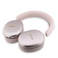 Guess trådløse hodetelefoner med metallisk finish, gullfarget skriftlogo og ENC - Rosa