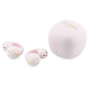 Guess Mini Classic Logo OWS trådløse øretelefoner - rosa
