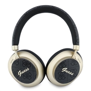 Guess PU 4G Gold Script Metal Logo ENC trådløse øretelefoner - svart