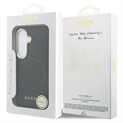 Samsung Galaxy S26 Guess Perforated 4G Logo-deksel - MagSafe-kompatibelt - Svart