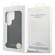 Samsung Galaxy S26 Ultra Guess Perforated 4G Logo-deksel - MagSafe-kompatibelt - Svart