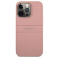 Guess Saffiano iPhone 13 Pro Max Hybrid-deksel - Rosa