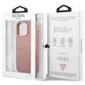 Guess Saffiano iPhone 13 Pro Max Hybrid-deksel - Rosa