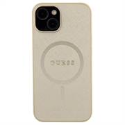 iPhone 15 Guess Saffiano Hybrid-deksel - MagSafe Kompatibel