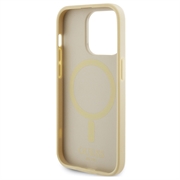 iPhone 15 Pro Max Guess Saffiano Hybrid-deksel - MagSafe Kompatibel - Beige