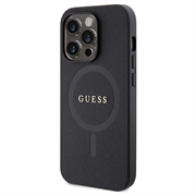 iPhone 15 Pro Max Guess Saffiano Hybrid-deksel - MagSafe Kompatibel