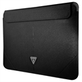 Guess Saffiano Saffiano Triangle Logo Laptop sleeve - 16" - Svart