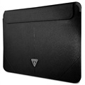 Guess Saffiano Triangle Logo Bærbar PC Sleeve - 13-14" - Svart