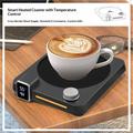 H13 smart kaffekoppvarmer med timer og LED-display - svart