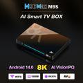 H96 MAX M9S Android 14 TV-boks - 4GB/32GB, 8K-videodekoding