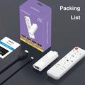 H96 MAX RK3518 4K Android 14 Mini TV Stick - WiFi 6, Bluetooth 5.4 - Hvit