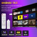 H96 MAX RK3518 4K Android 14 Mini TV Stick - WiFi 6, Bluetooth 5.4 - Hvit